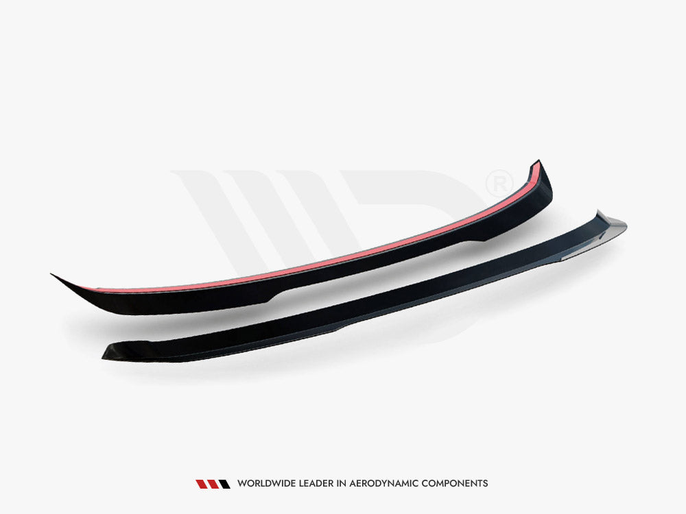 Maxton Design Spoiler CAP V.1 Skoda Kodiaq Mk1 Sportline / RS - Carbon Look