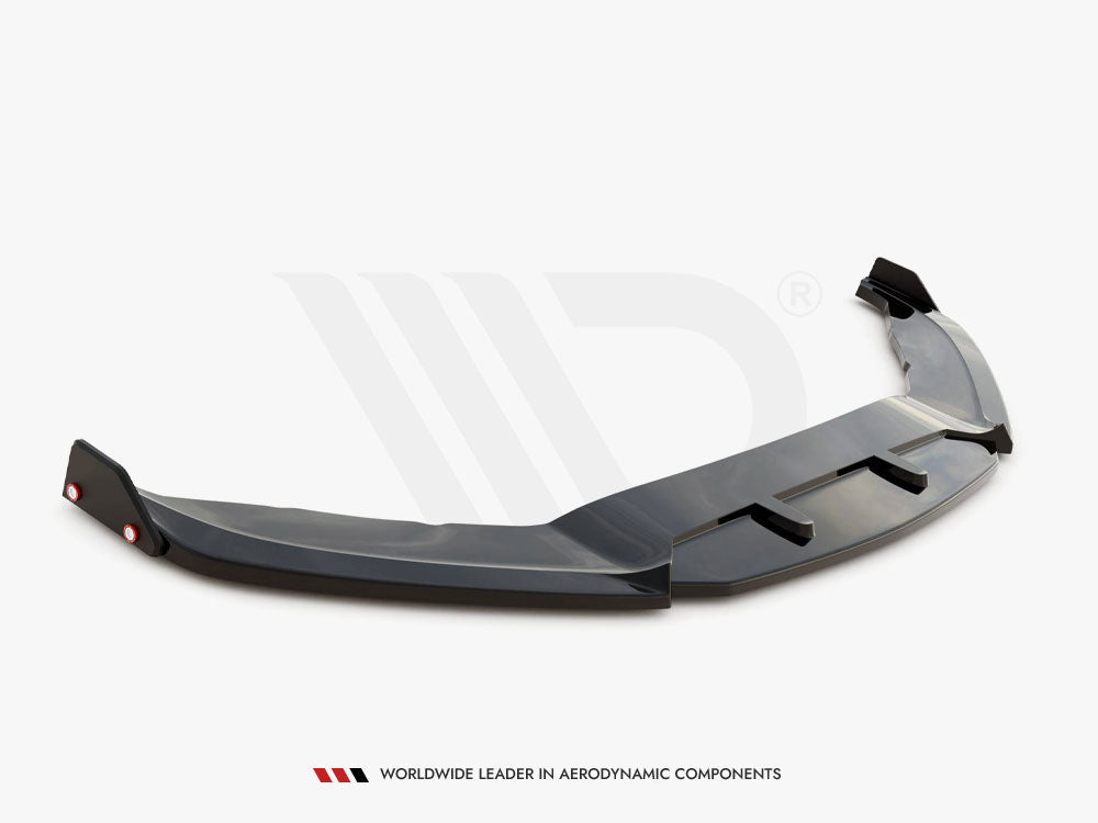 Maxton Design Front Splitter V.3 + Flaps Volkswagen Scirocco R Mk3