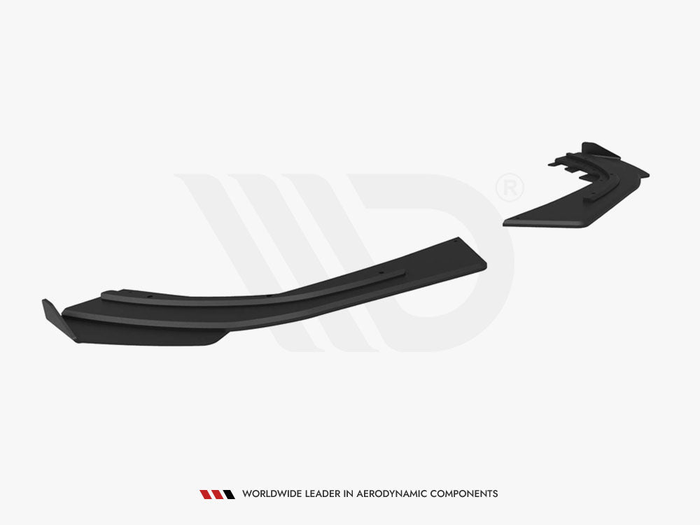 Maxton Design Street Pro Rear Side Splitters + Flaps Mercedes-AMG A35 Hatchback W177