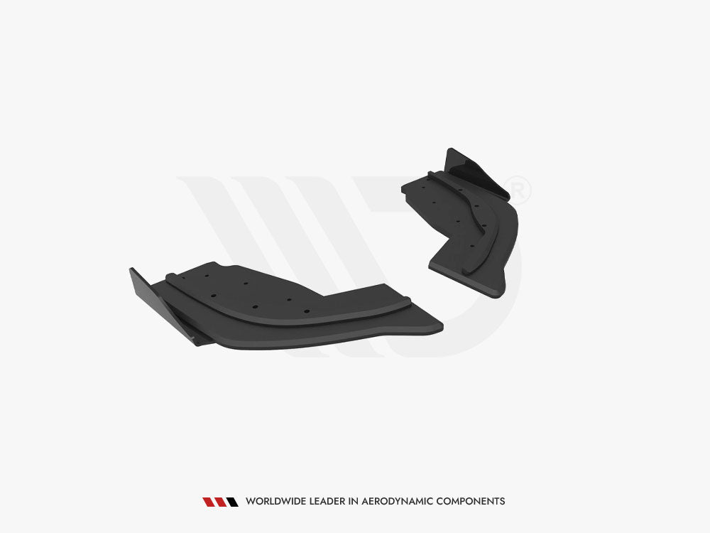 Maxton Design Street Pro Rear Side Splitters V.1 + Flaps V.1 BMW 1 F40 M-Pack / M135i