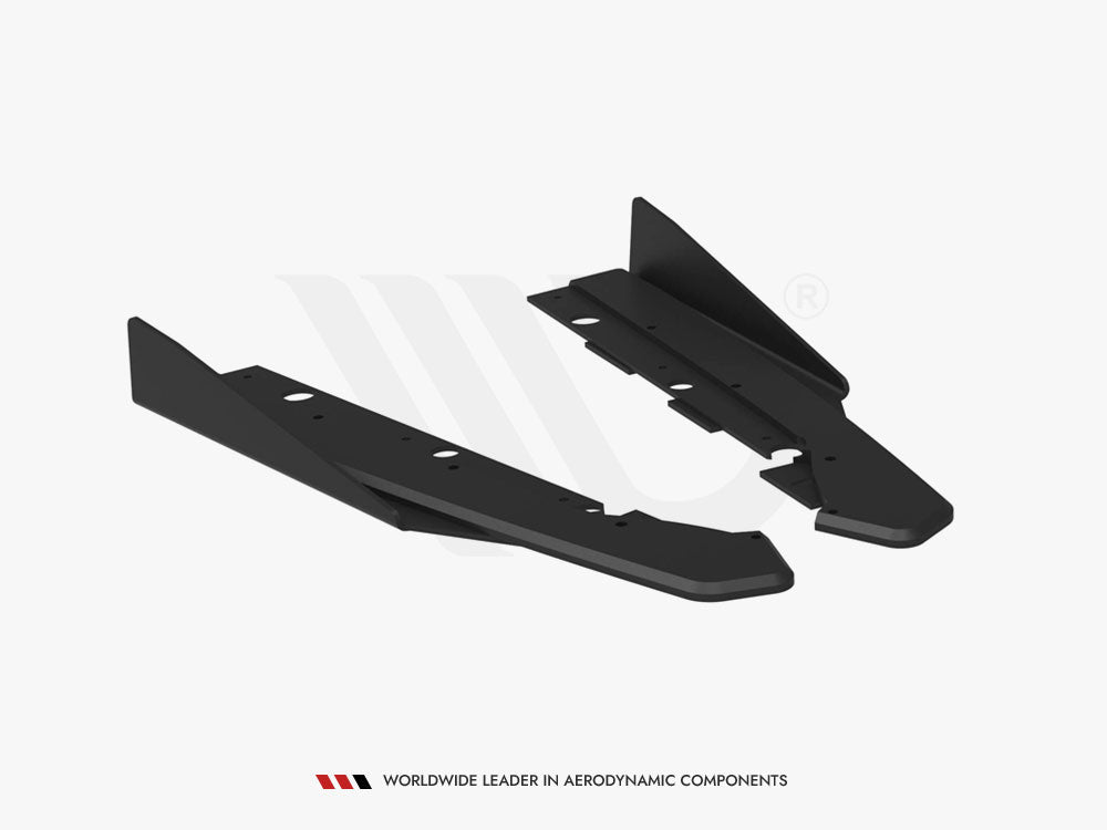 Maxton Design Street Pro Rear Side Splitters + Flaps KIA ProCeed GT Mk1 Facelift