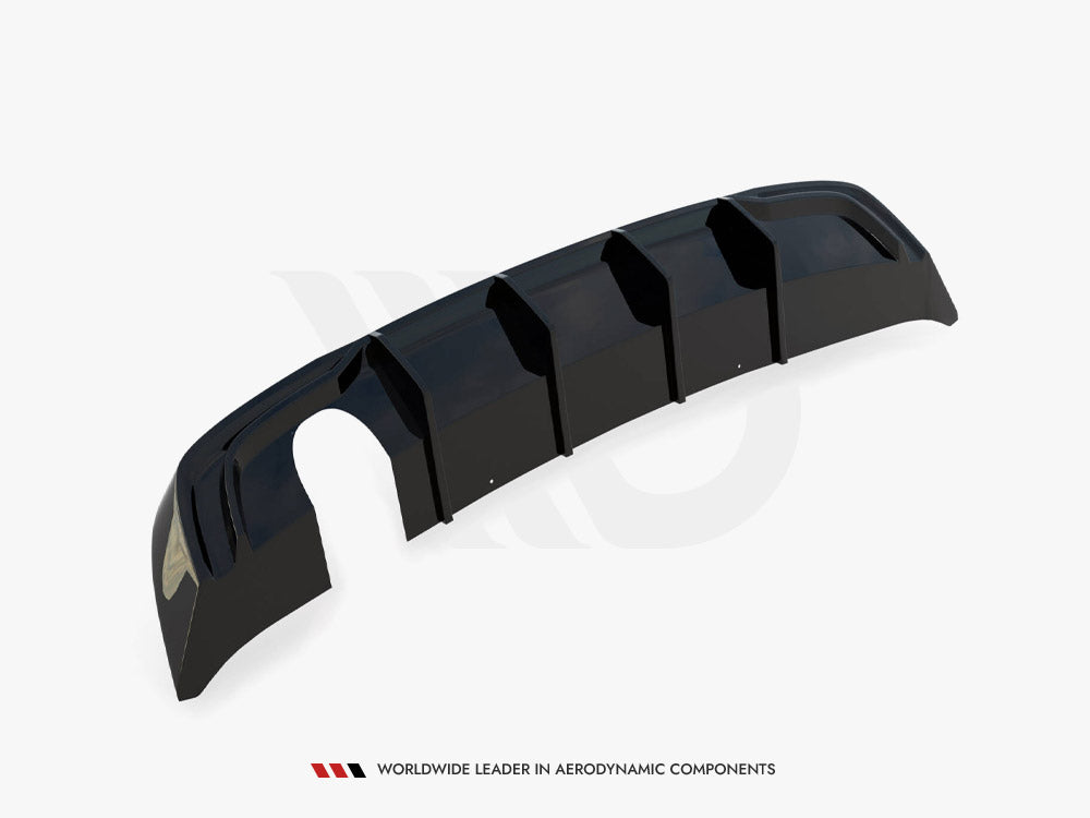 Maxton Design Rear Valance Audi A3 Sportback 8V Facelift (Version with one exhaust tip on single side)