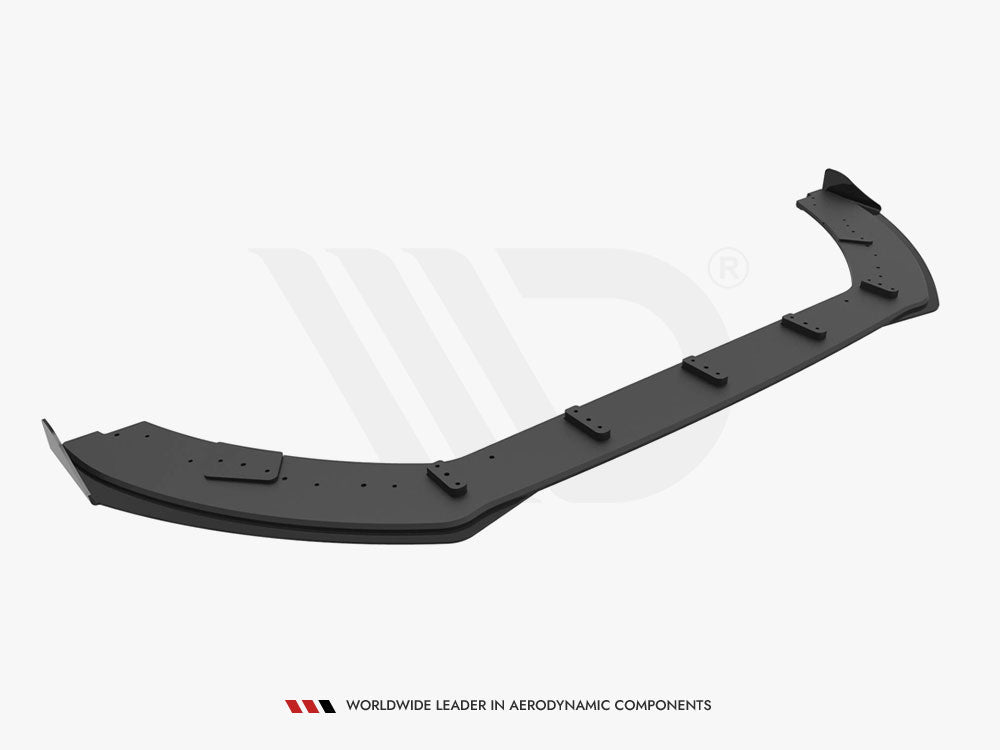 Maxton Design Street PRO Front Splitter + Flaps Ford Fiesta ST Mk8 Facelift