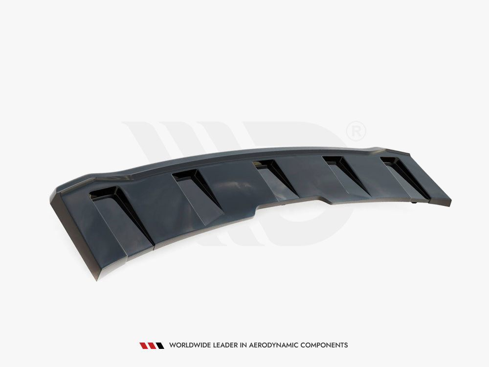 Maxton Design Central Rear Splitter (Vertical Bars) Audi A5 S-Line F5 Coupe / Sportback