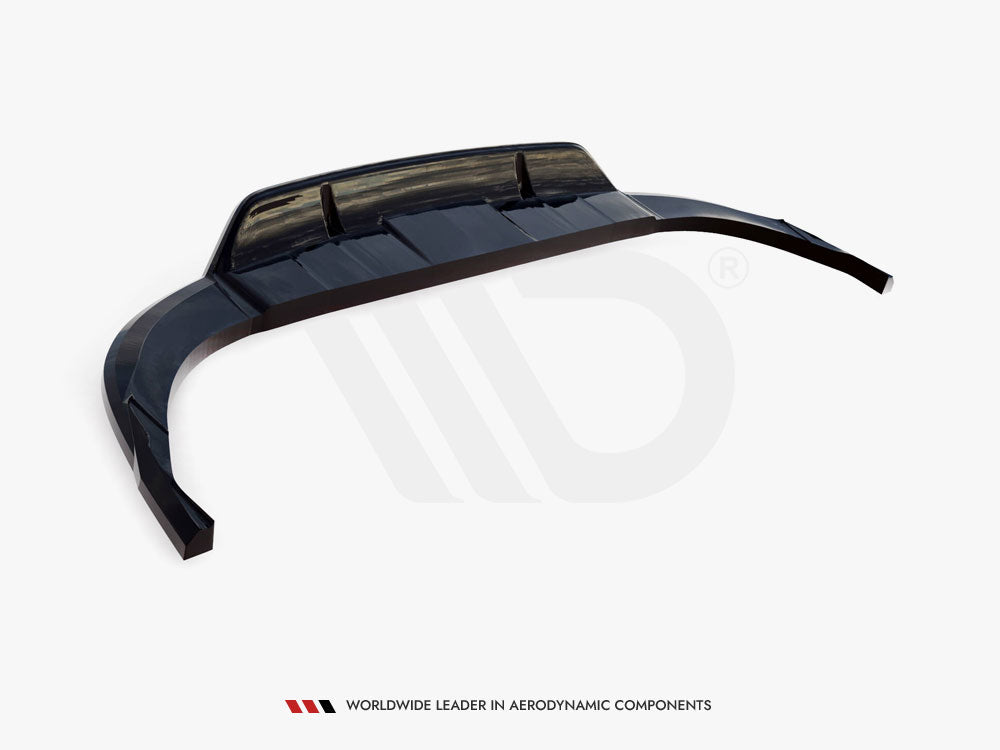 Maxton Design Central Rear Splitter (Vertical Bars) Audi Q8 S-Line Mk1