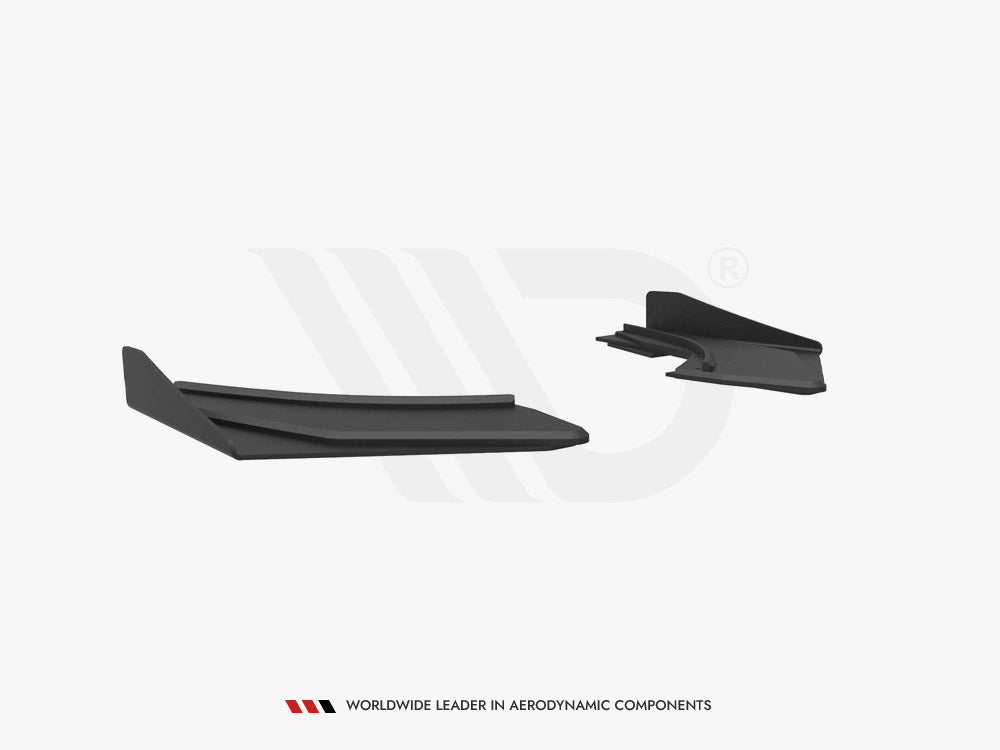 Maxton Design Street Pro Rear Side Splitters + Flaps Audi S3 Sedan 8V