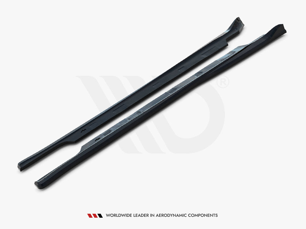 Maxton Design Side Skirts Diffusers V.1 Tesla Model S Plaid Mk1 Facelift