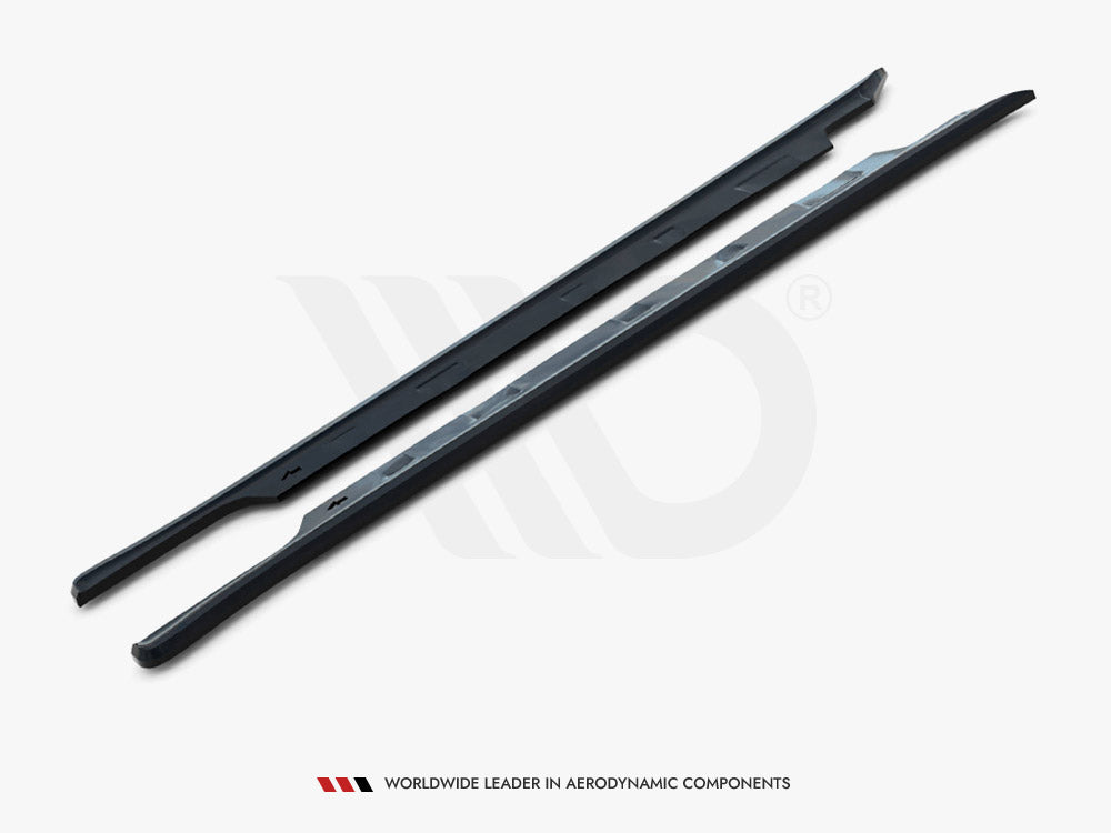 Maxton Design Side Skirts Diffusers V.2 Tesla Model S Plaid Mk1 Facelift