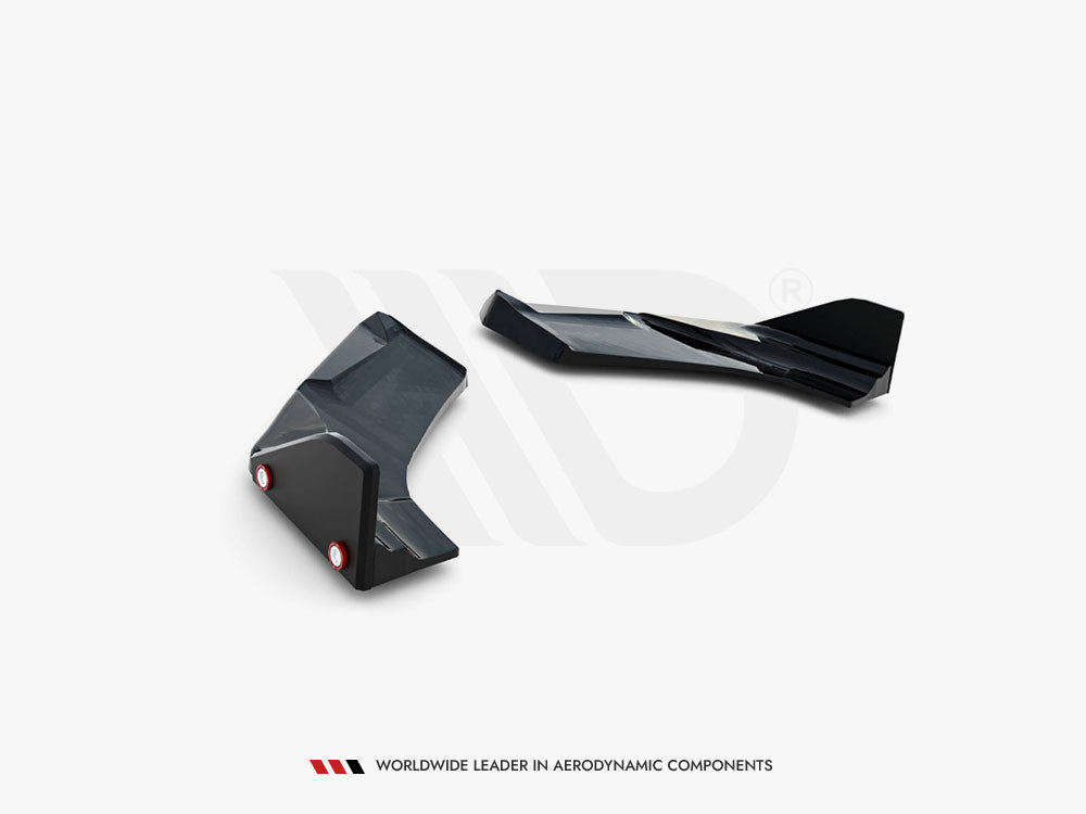Maxton Design Rear Side Splitters V.4 + Flaps Hyundai I30 N Hatchback Mk3 Facelift