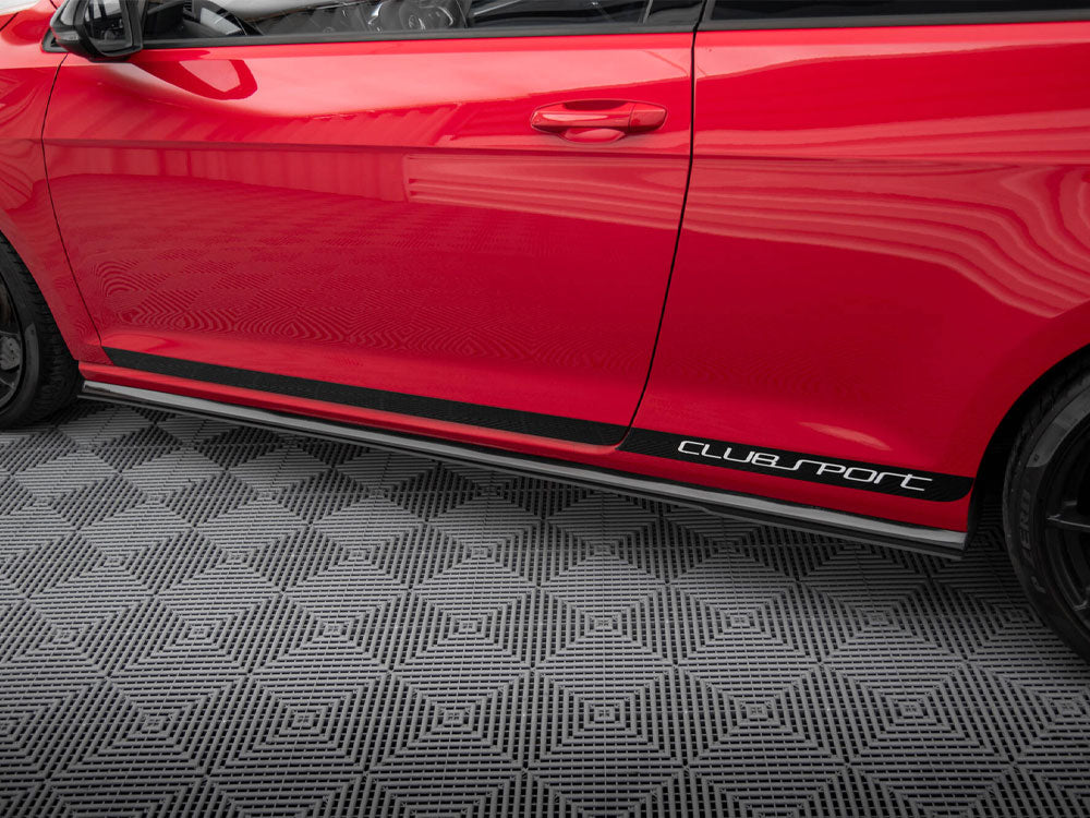 Maxton Design Racing Side Skirts Diffusers VW Golf GTI Mk7 Clubsport