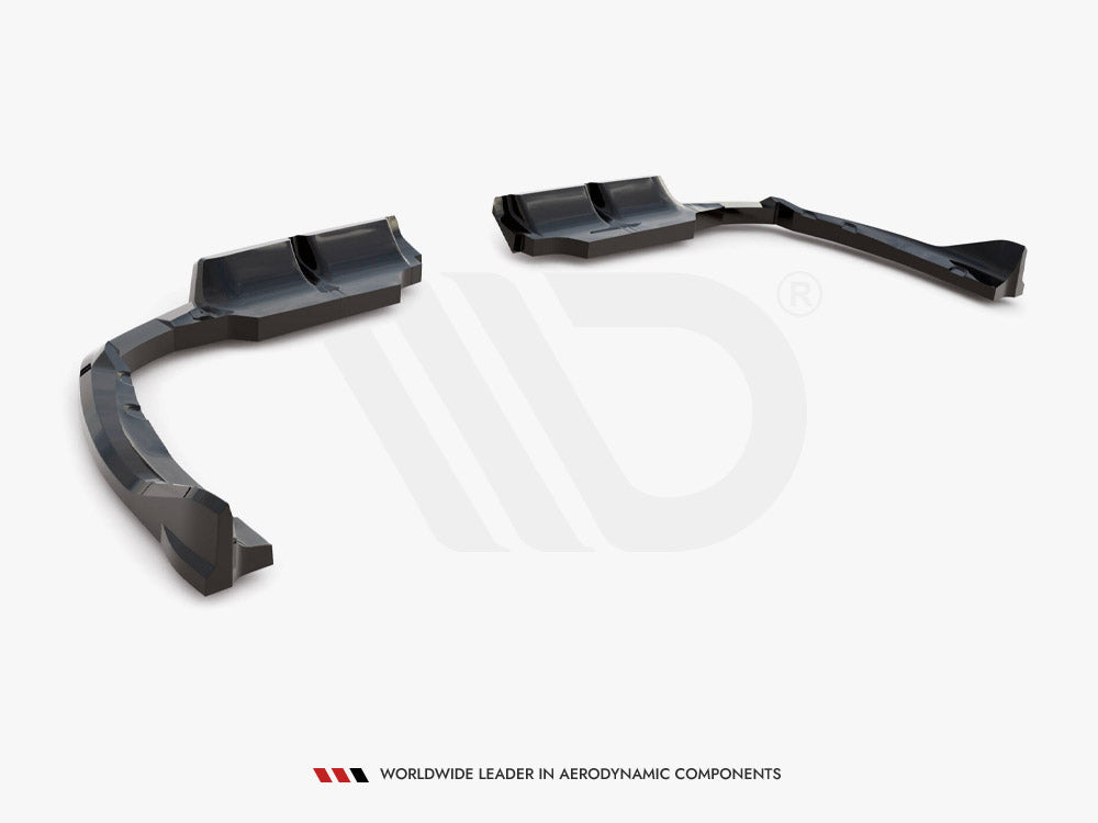 Maxton Design Central Rear Splitter (Vertical Bars) BMW XM G09