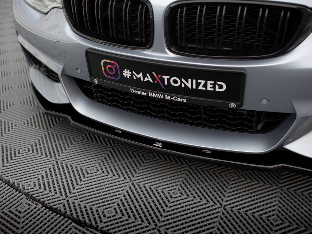 Maxton Design Front Splitter V.1 BMW 4 Coupe / Gran Coupe / Cabrio M-Pack F32 / F36 / F33