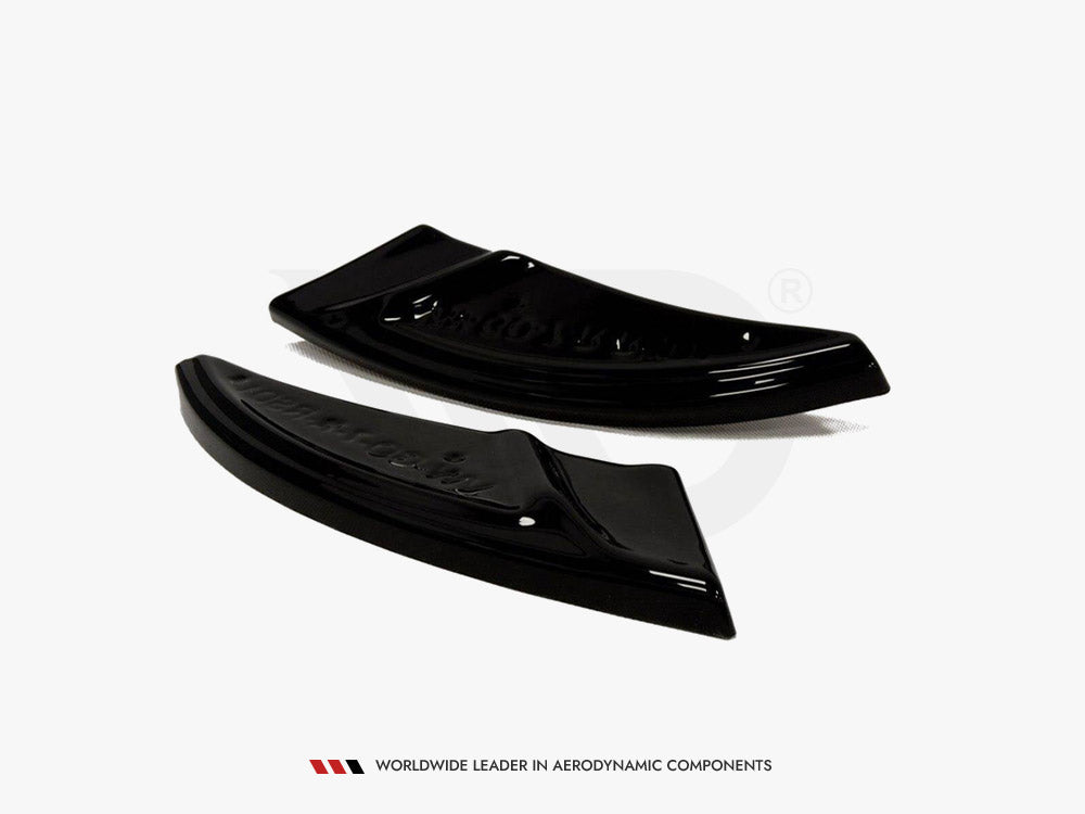 Maxton Design Rear Side Splitters V.1 VW Golf R / R-Line Mk7 - Carbon Look