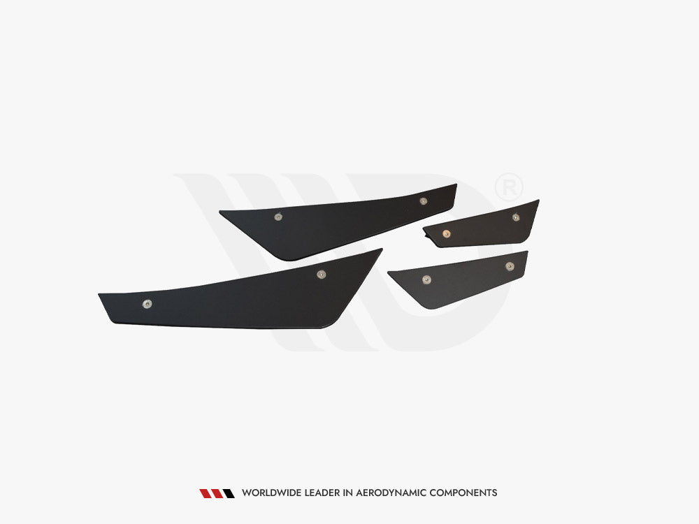 Maxton Design Front Bumper Wings (Canards) Ford Fiesta ST Mk7 FL
