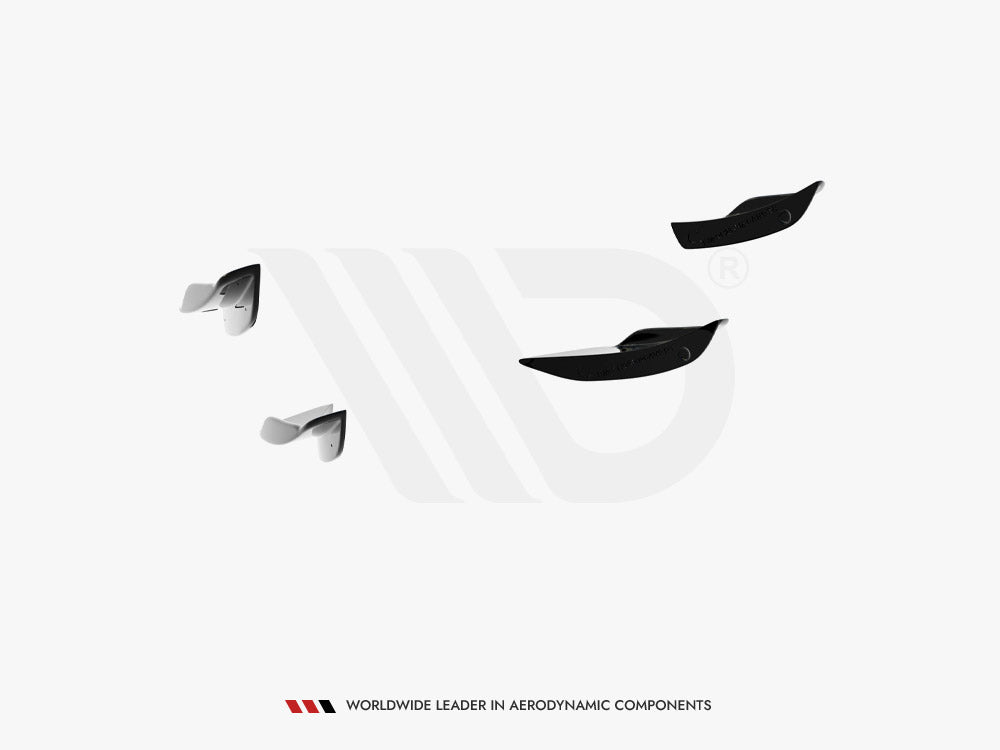 Maxton Design Front Bumper Wings (Canards) BMW 1 M-Pack / M140i F20 Facelift