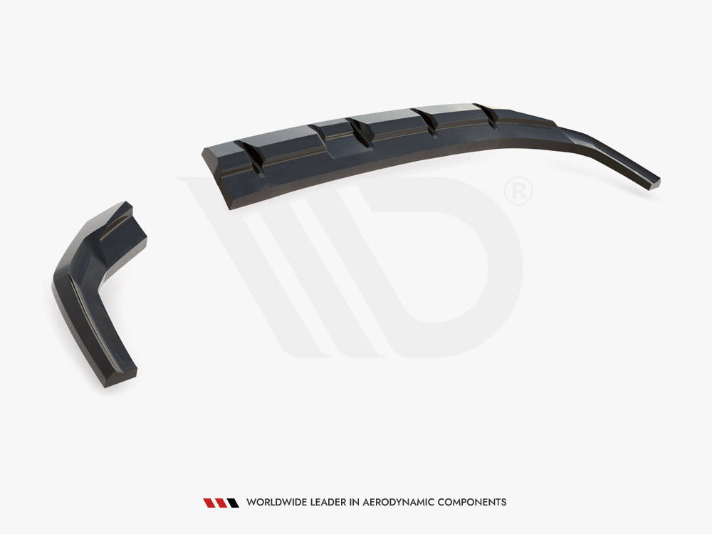 Maxton Design Central Rear Splitter (Vertical Bars) Hyundai Kona N-Line Mk2