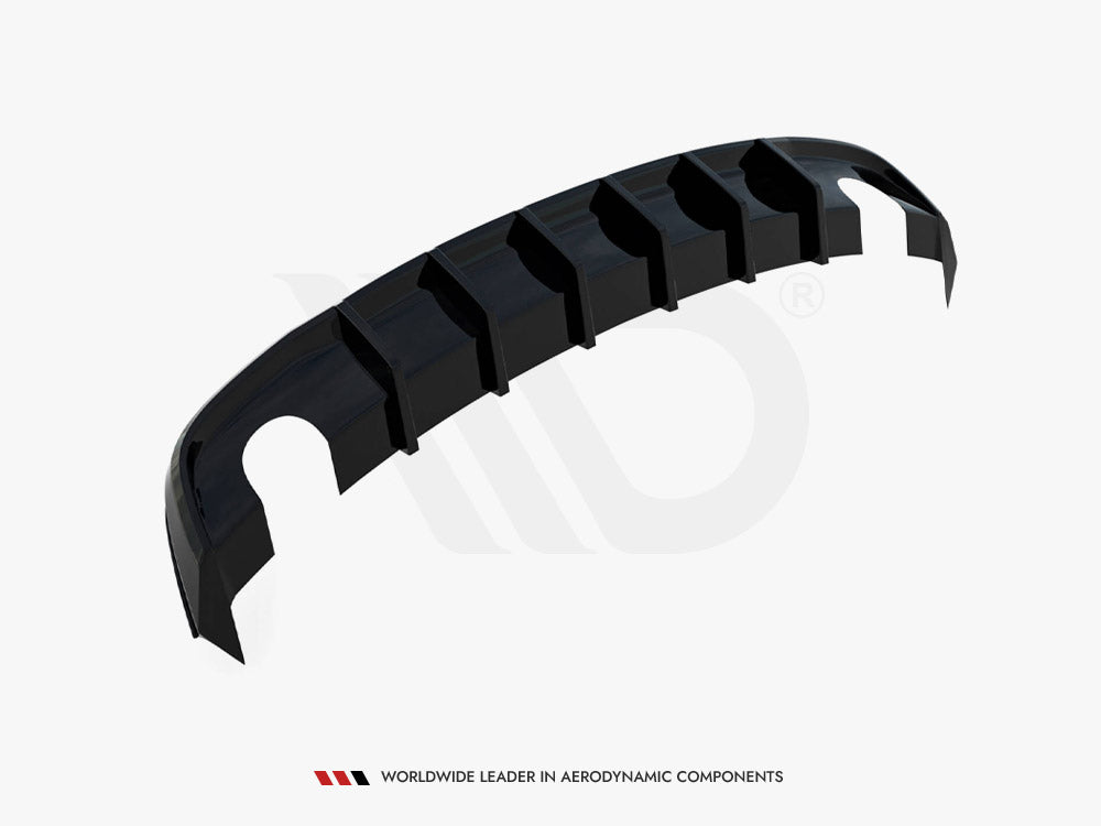 Maxton Design Rear Valance Audi A5 S-Line Coupe / Sportback 8T Facelift (Version with single exhausts on both sides)