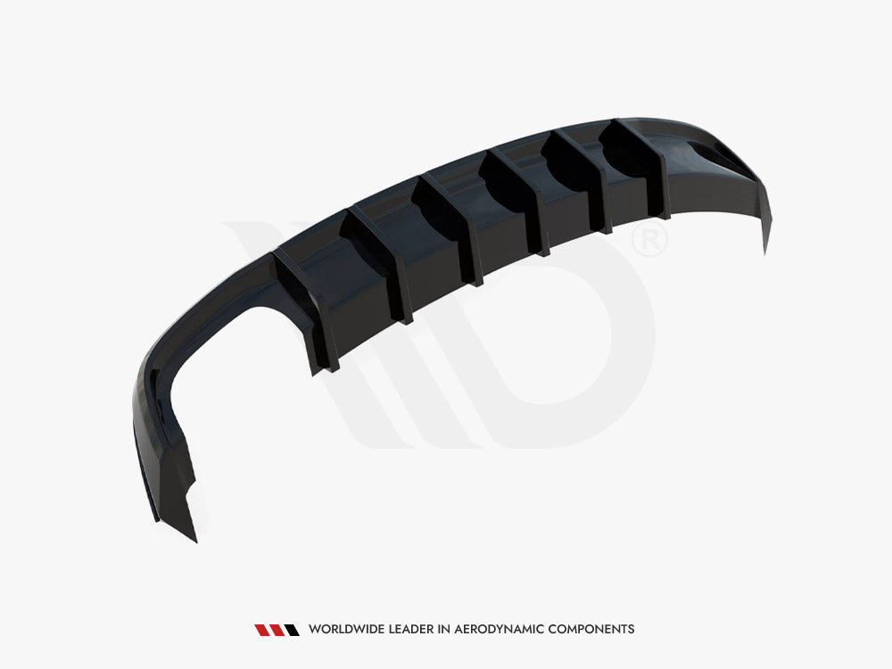 Maxton Design Rear Valance Audi A5 S-Line Coupe / Sportback / Cabrio 8T Facelift (Single side dual exhaust version)