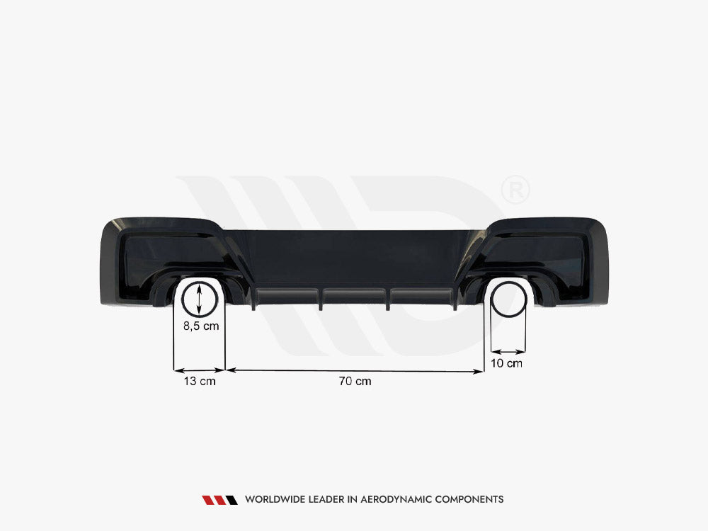 Maxton Design Rear Valance BMW M135I F20 / F21 (2011-2015)