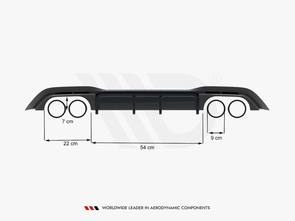 Maxton Design Rear Valance BMW M2 F87 (2016-2020)