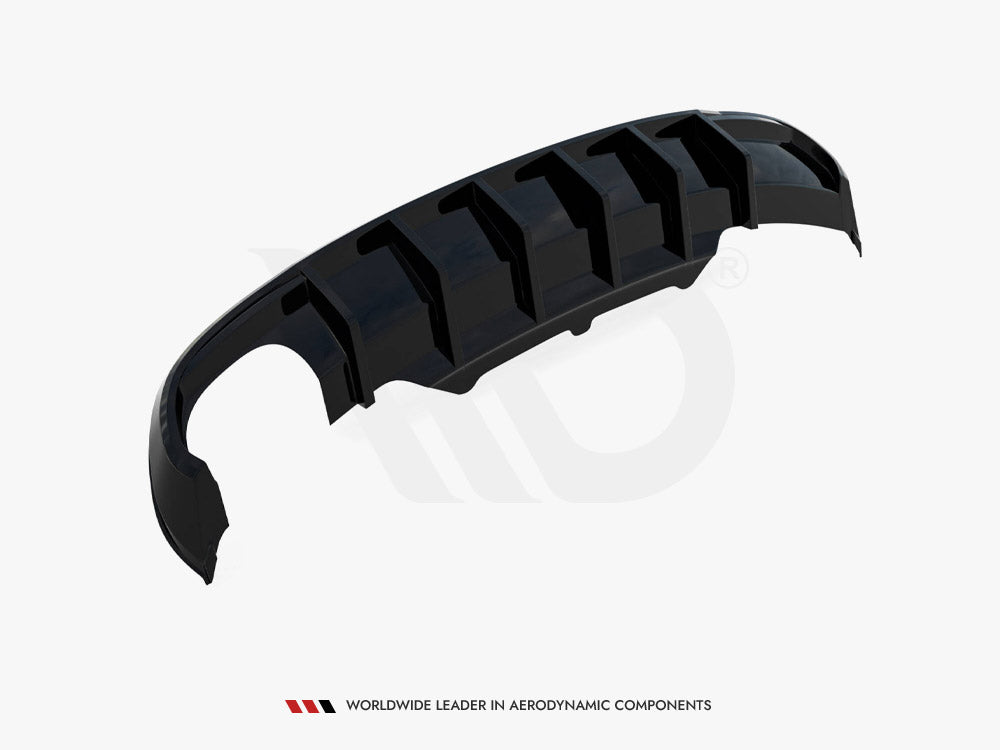 Maxton Design Rear Valance Audi S5 / A5 S-Line Coupe / Cabrio 8T (Single side dual exhaust version)