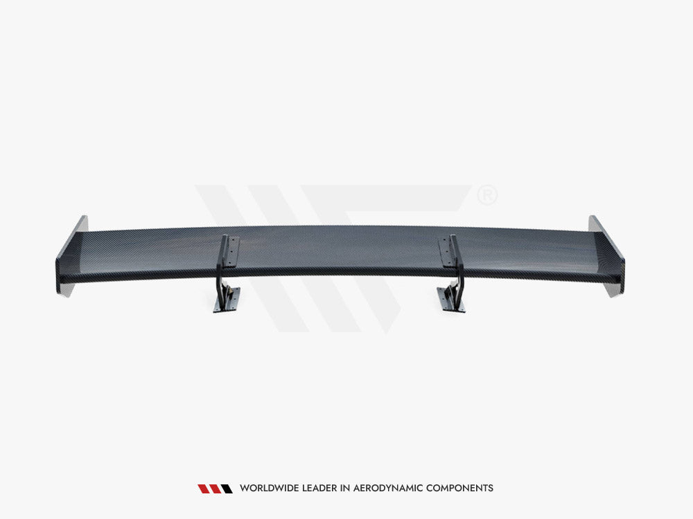 Maxton Design Carbon Spoiler With Upper Swan Mounting + LED Audi A5 Coupe 8T