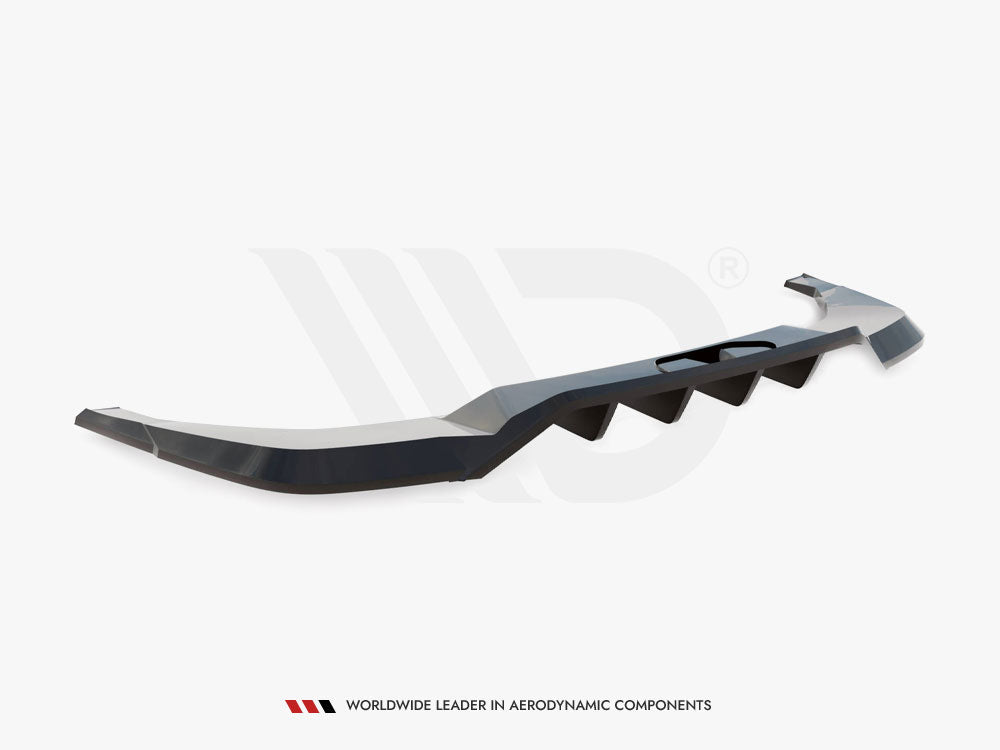 Maxton Design Rear Splitter (Vertical Bars) Skoda Enyaq Coupe iV