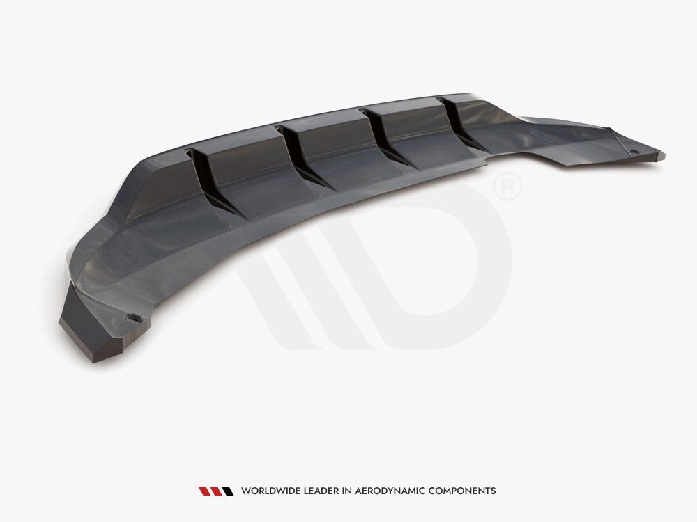 Maxton Design Rear Splitter (Vertical Bars) Skoda Fabia Monte Carlo Mk4