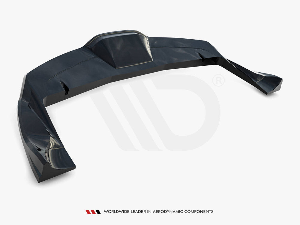 Maxton Design Rear Splitter (Vertical Bars) V.2 Tesla Model X Mk1 Facelift