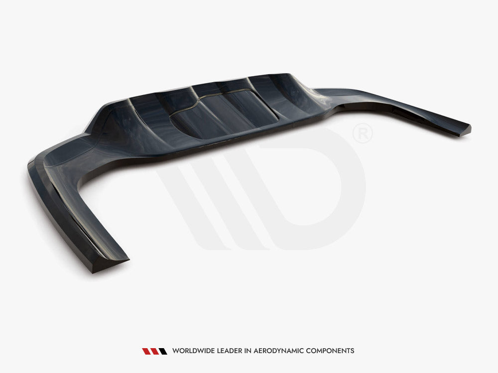 Maxton Design Rear Splitter (Vertical Bars) Mercedes-Benz GLC Coupe AMG-Line C254
