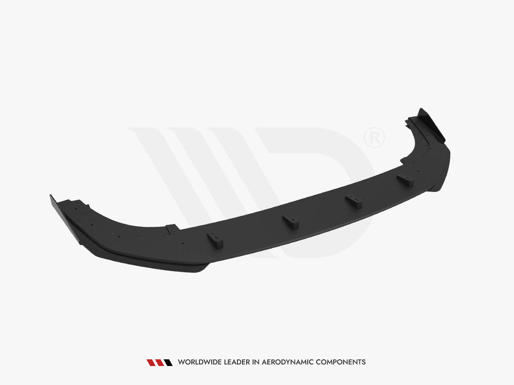 Maxton Design Street PRO Front Splitter + Flaps Volkswagen Golf GTI / GTE / R-Line Mk8 Facelift