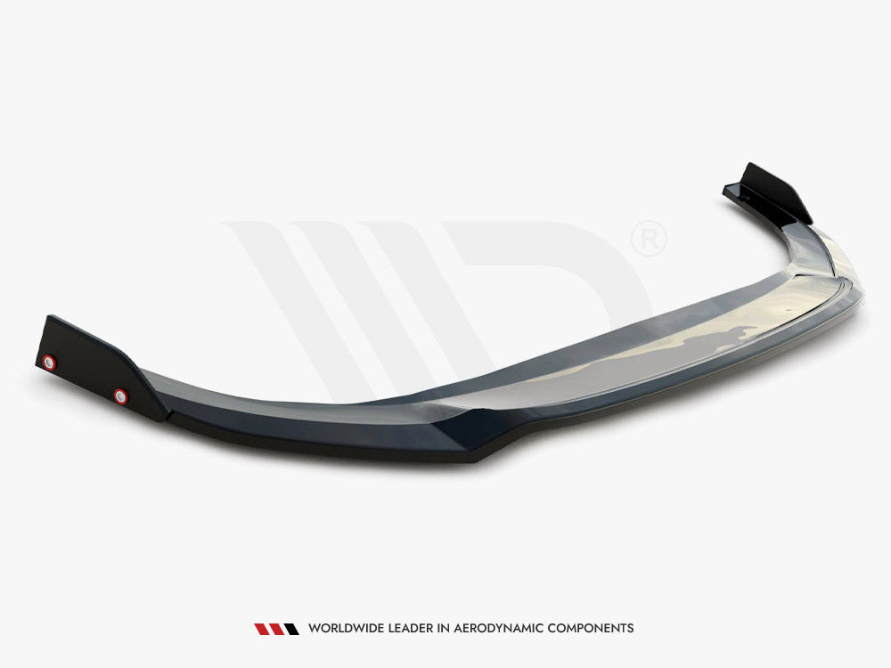 Maxton Design Front Splitter V.3 + Flaps Volkswagen Golf GTI / GTE / R-Line Mk8 Facelift