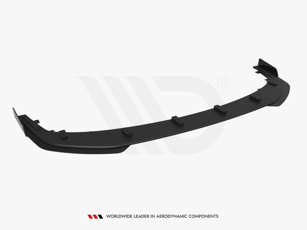 Maxton Design Street PRO Front Splitter V.1 + Flaps Mitsubishi Lancer EVO X