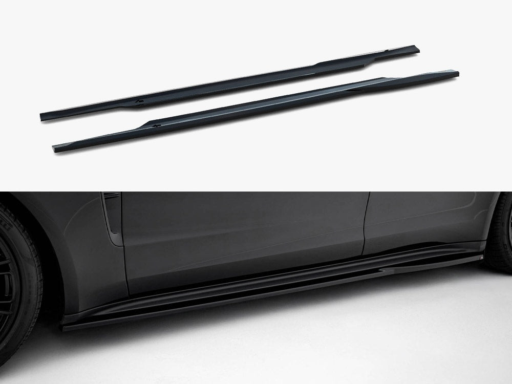Maxton Design Side Skirts Diffusers V.2 Porsche Panamera Turbo S E