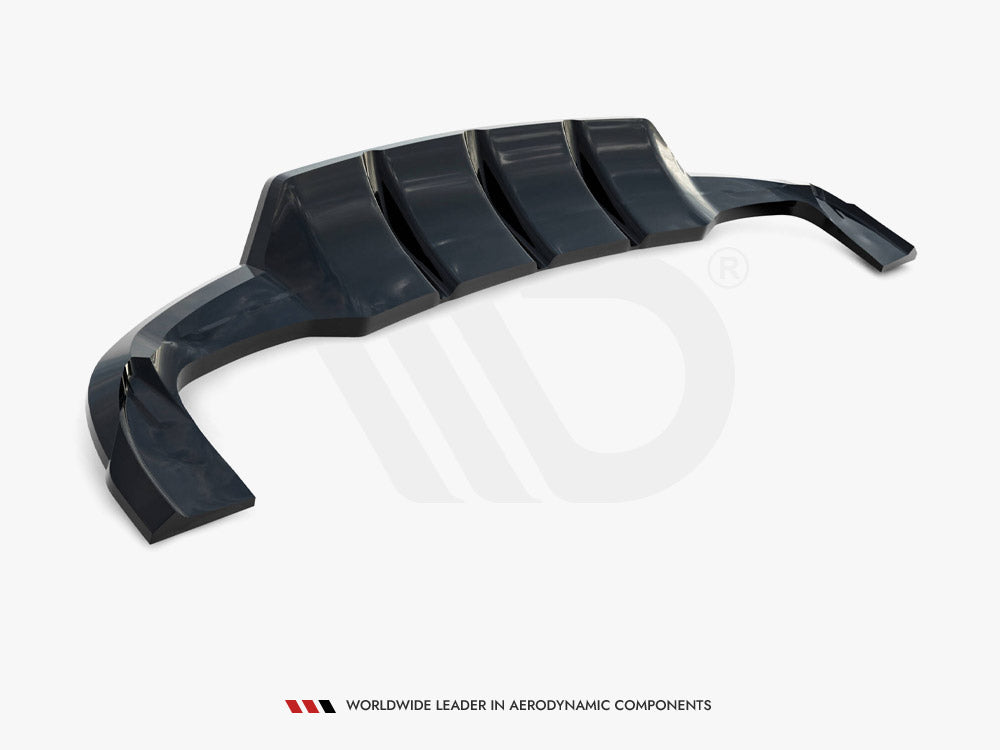 Maxton Design Rear Splitter (Vertical Bars) V.2 Mercedes-Benz GLA 45 AMG X156