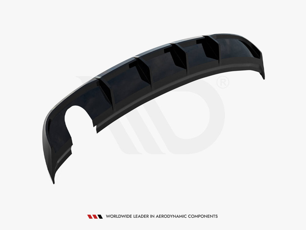 Maxton Design Rear Valance Audi A3 Sedan 8V Facelift (Version with single exhaust tips on one side)