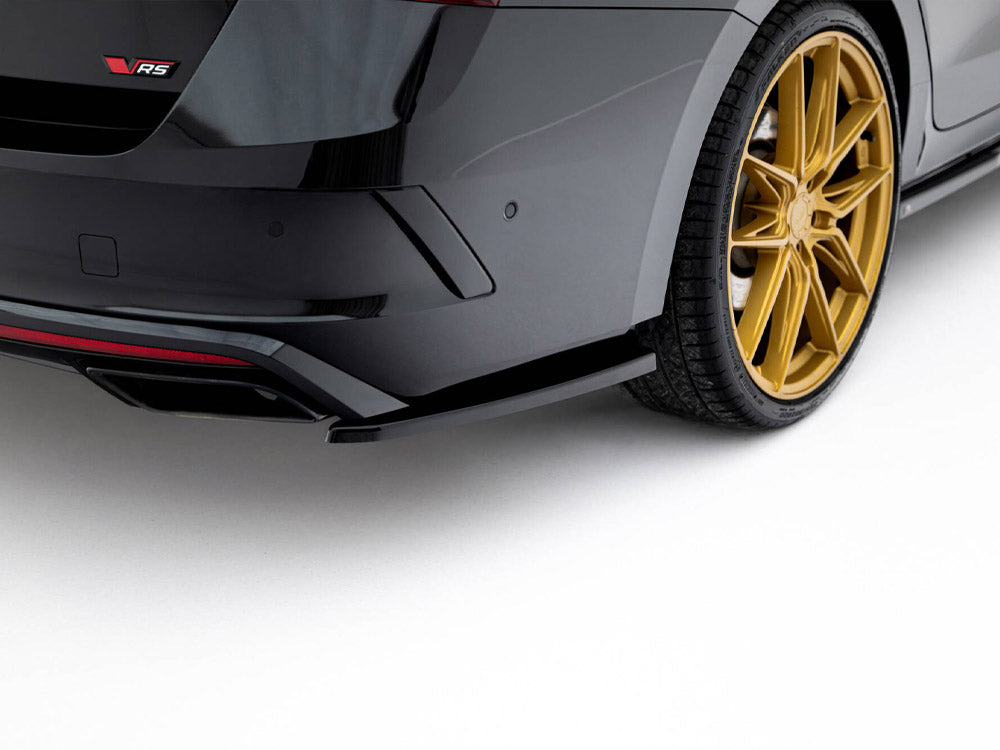Maxton Design Rear Side Splitters V.1 Skoda Octavia RS Liftback / Estate Mk4 Facelift