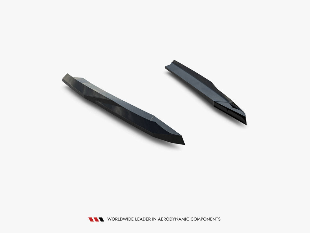 Maxton Design Rear Side Splitters V.5 Skoda Octavia RS Liftback / Estate Mk4 / Mk4 Facelift