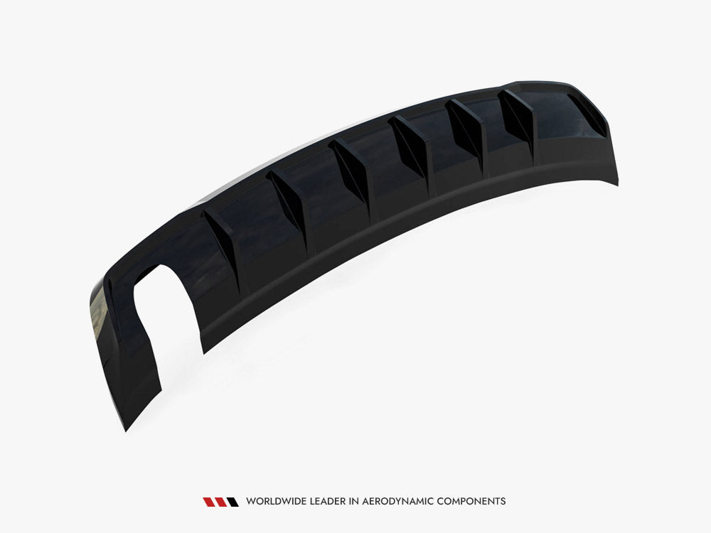 Maxton Design Rear Valance Audi A3 Sedan 8V (Version with single exhaust tips on one side)