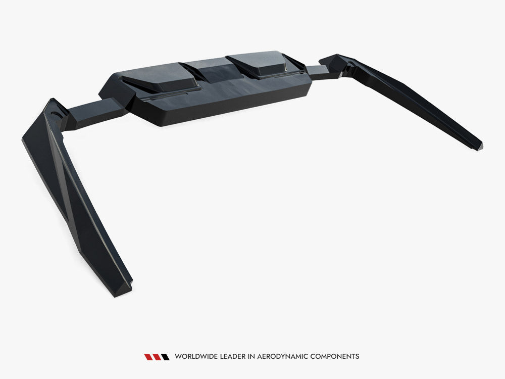 Maxton Design Rear Splitter (Vertical Bars) BMW M5 Sedan / Touring G90