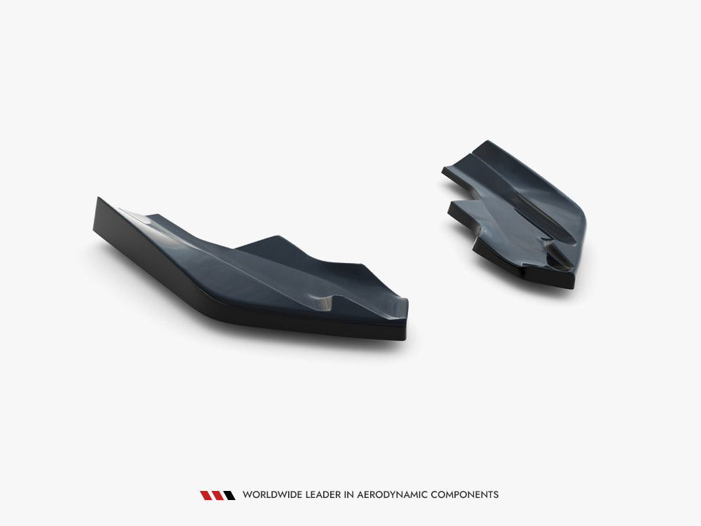 Maxton Design Rear Side Splitters V.6 Volkswagen Golf R Mk8 Facelift