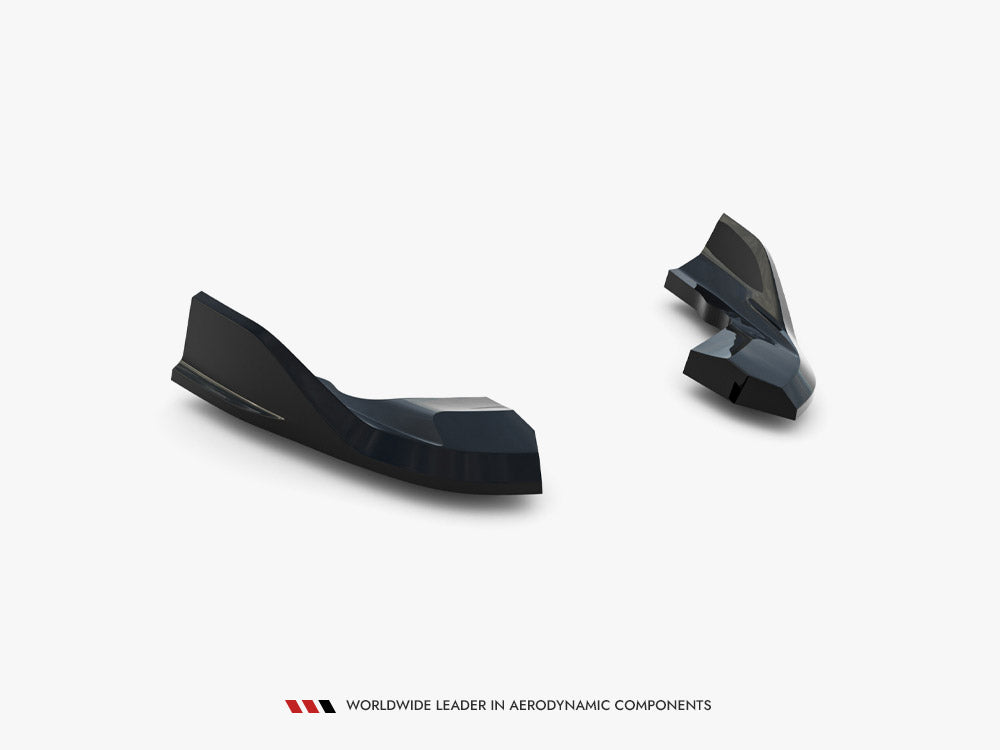 Maxton Design Rear Side Splitters V.7 Volkswagen Golf R Mk8 / Mk8 Facelift