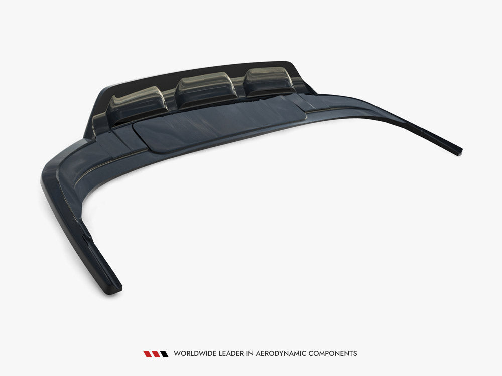 Maxton Design Rear Splitter (Vertical Bars) Audi Q7 S-Line Mk2 Facelift