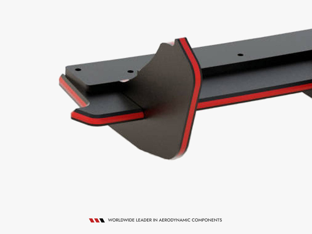 Maxton Design Street PRO Rear Diffuser Ford Mustang GT Mk6 Facelift - Red