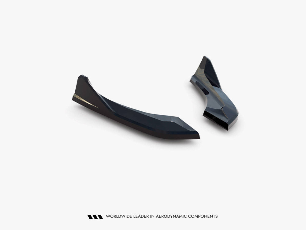 Maxton Design Rear Side Splitters (For rear valance v.3) BMW 1 M-Pack / M140i F20 Facelift