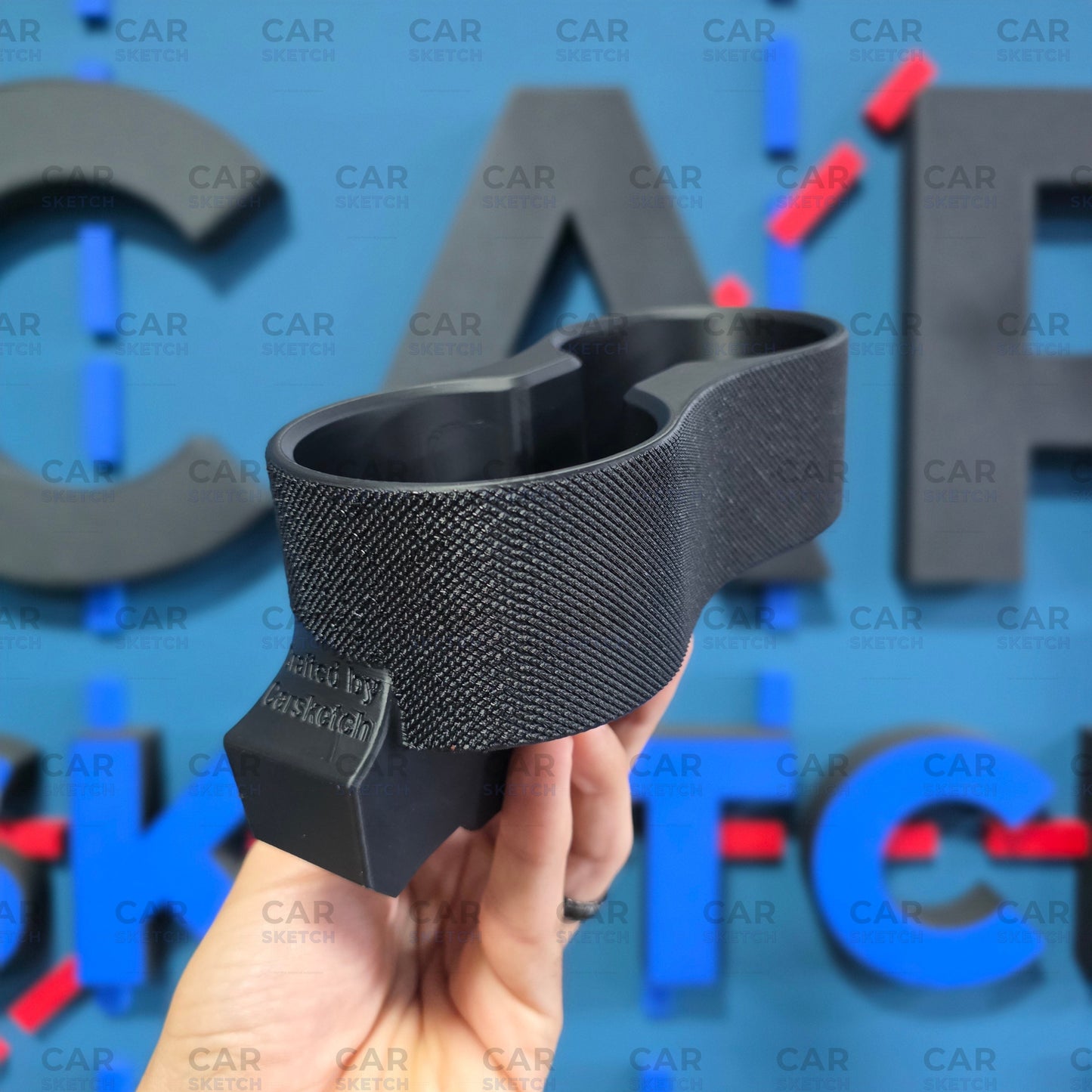 Audi A3/S3 8P Double Cup Holder – Center Console Fit with Lighter Plug Hole