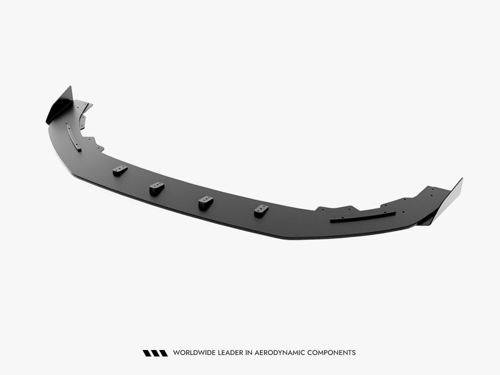 Maxton Design Street PRO Front Splitter + Flaps Cupra Leon ST / Hatchback Mk1 Facelift