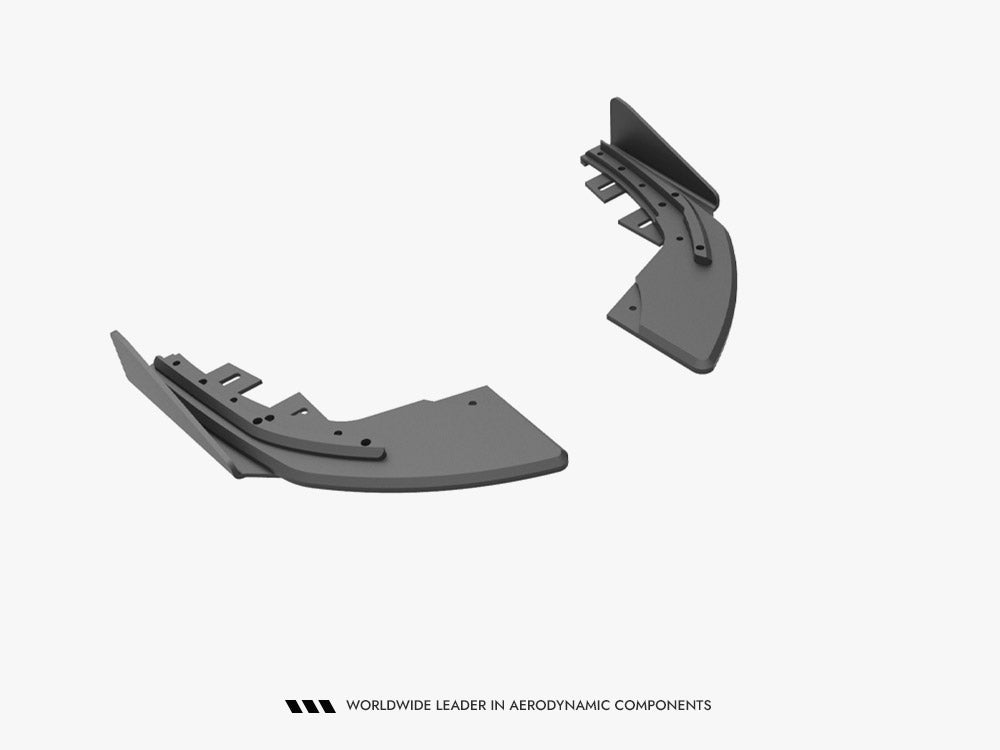 Maxton Design Street PRO Rear Side Splitters (+flaps) Audi S3 Sportback 8V Facelift