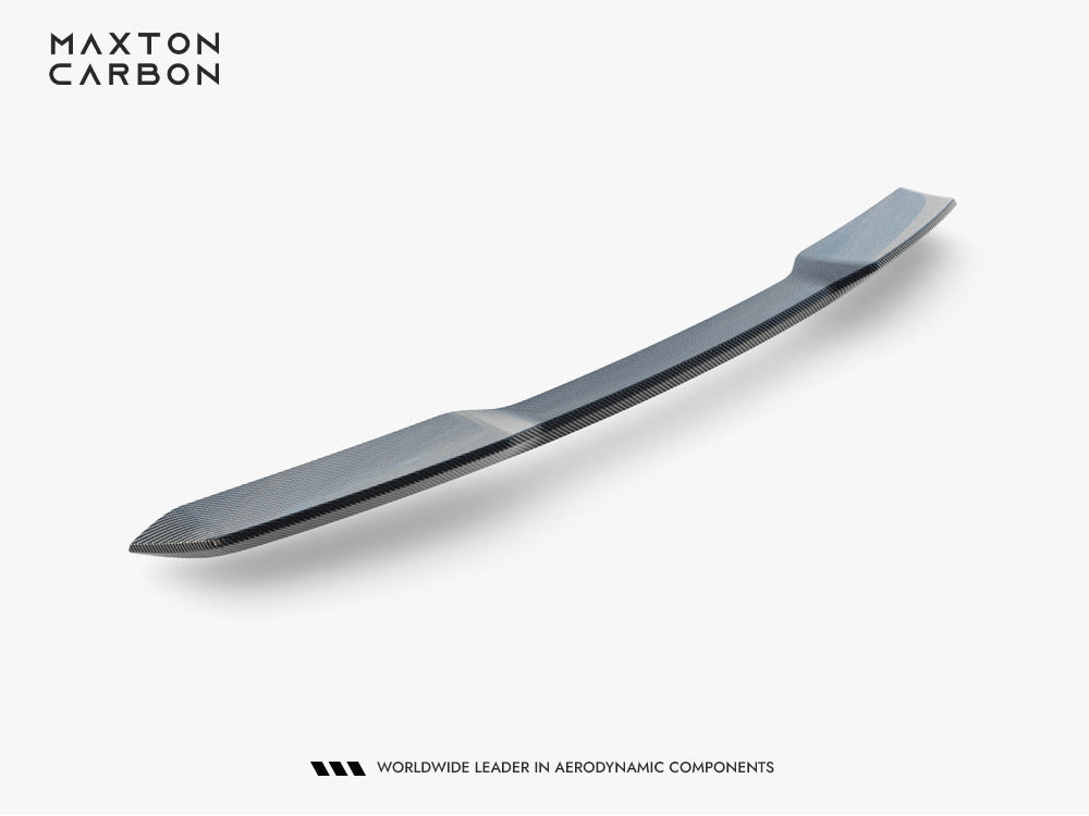 Maxton Design Carbon Fiber Tailgate Spoiler (Upper) Audi SQ8 / Q8 S-Line Mk1 Facelift