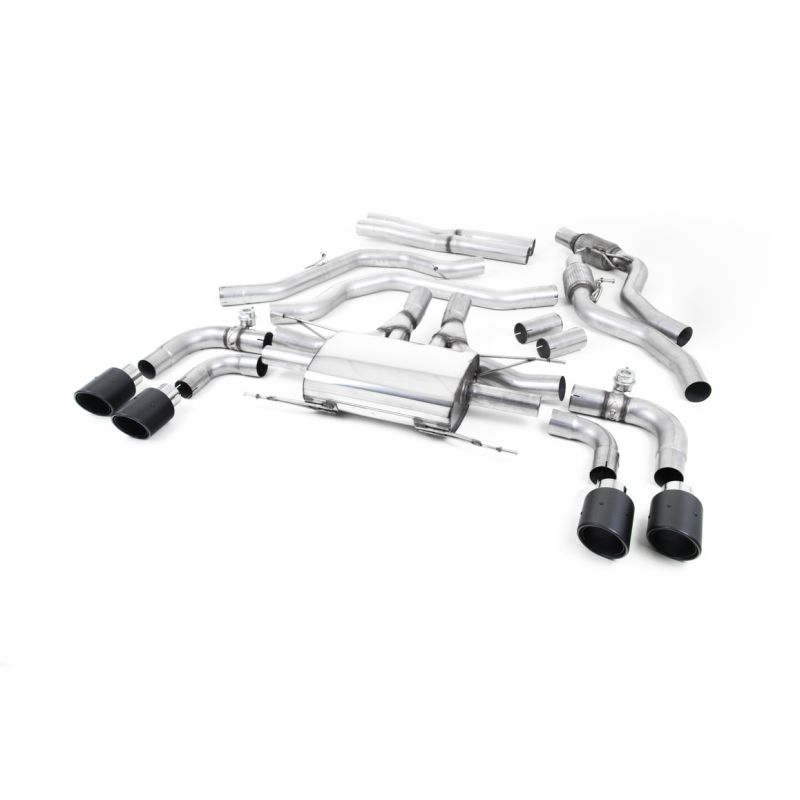 Milltek Sport - Alfa Romeo Giulia Quadrifoglio 2.9 V6 Bi-Turbo 2017-2018 Cat-back Exhaust SSXAR010